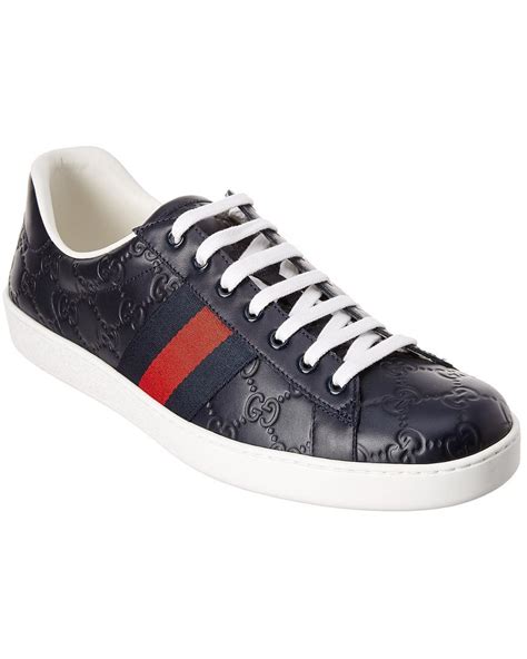 sneakers gucci blu e rossa|gucci ace sneakers women.